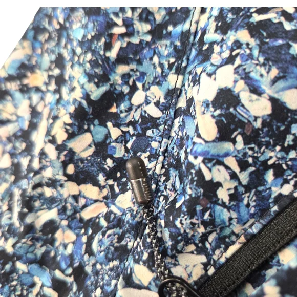 Lululemon Gather Me Slightly Athletic Rain Jacket Womens 4 Water Resistant Blue